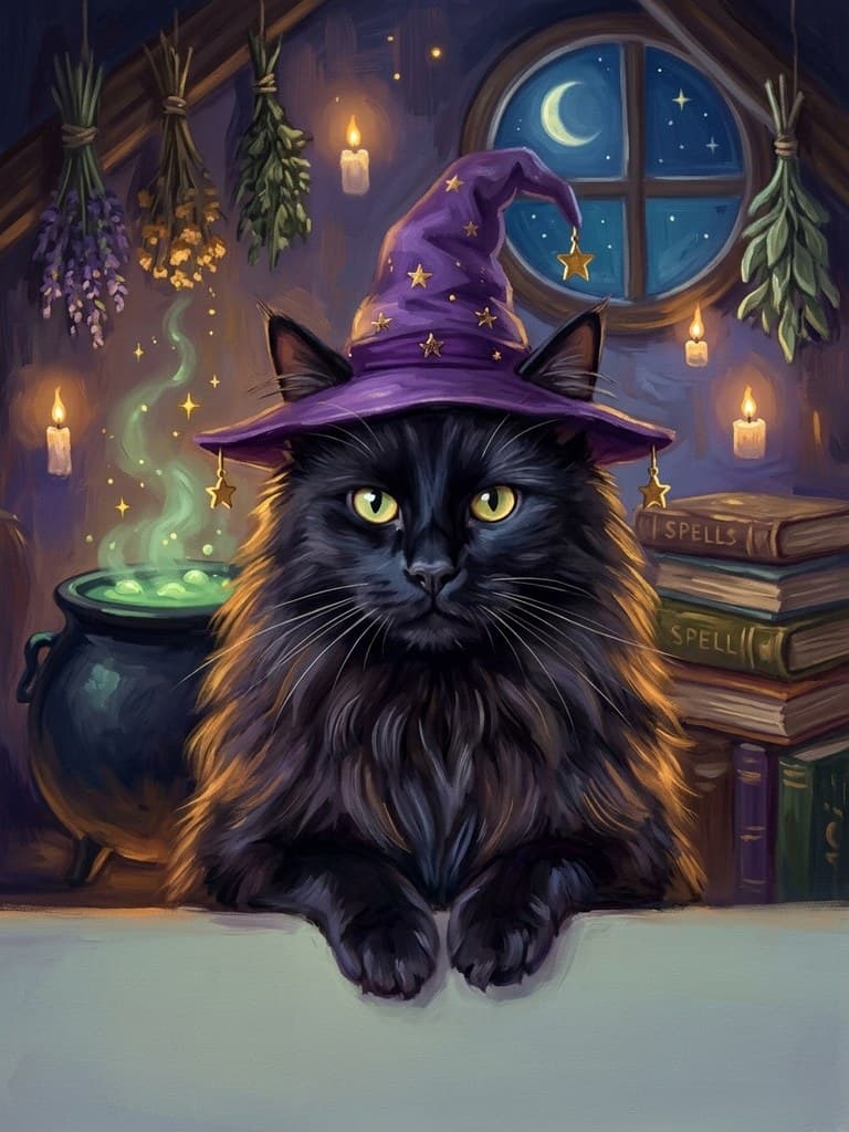 Salem as The Witch's Familiar