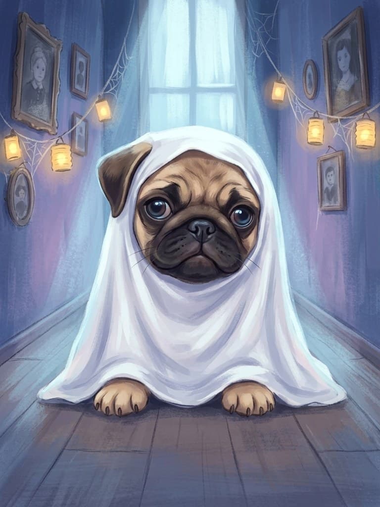 Peanut as The Friendly Ghost